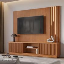 Estante para TV Até 75 Polegadas Valencia New 2 Portas com Led 100% Mdf Naturalle - Mavaular