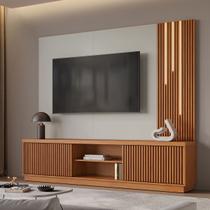 Estante para TV Até 75 Polegadas Valencia New 2 Portas com Led 100% Mdf Naturalle/Off White - Mavaular