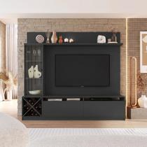 Estante para TV e Home Theater até 50 Polegadas 160CMX180CM 1 Porta de Sorrento Cinza