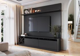 Estante para TV e Home Theater até 50 Polegadas 160cmx180cm 2 Portas Adega Vicenza