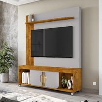 Estante para TV e Home Theater até 65 Polegadas 160cmx191cm Maragogi Marrom Naturalle/Off-White Estante para TV e Home Theater até 65 Polegadas 160cmx191cm Maragogi Marrom Naturalle/Off-White