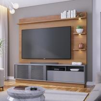 Estante para TV e Home Theater até 70 Polegadas com LED 200cmx188cm Led 1 Porta Campeche