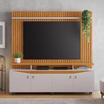 Estante para TV e Home Theater Ripado para TV até 65 Polegadas MDF 169cmx191cm Conceito Candian