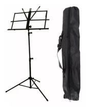 Estante Partitura Pedestal Dobrável com Bag - MXT Estante Partitura Pedestal Dobrável com Bag - MXT