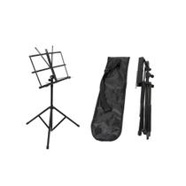 Estante Partitura Suporte Pedestal Cavalete com Bolsa de Transporte Estante Partitura Suporte Pedestal Cavalete com Bolsa de Transporte