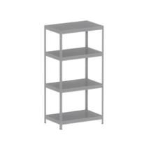Estante Pesada Prateleira de Aço Pandin 1,85 x 0,60 m Cinza Cristal Estante Pesada Prateleira de Aço Pandin 1,85 x 0,60 m Cinza Cristal