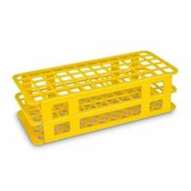 Estante Plástica Amarela para Tubo 16 mm com 60 Furos (CRAL)