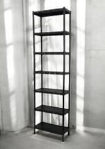 Estante Plástica Preta 7 Prateleiras Agraplast 195cm