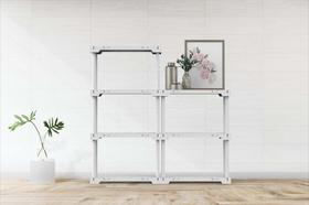 Estante Poly Eco4 - 4 prateleiras branca
