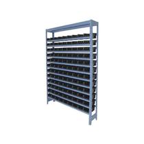 Estante Porta-Componentes com 108 Caixas