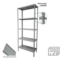 Estante Prateleira de Aço com 5 Bandejas 58cm 1,98x0,92x0,58m AMAPA Estante Prateleira de Aço com 5 Bandejas 58cm 1,98x0,92x0,58m AMAPA
