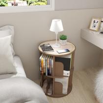 Estante Prateleira Giratória Organizador Livro Brinquedo Decoração e Infantil em MDF Cru