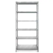 Estante Prateleira Modular de Aço Galvonizado 90CM Multiuso Armário Livreiro Com 6 Bandejas até 30kg por bandejas