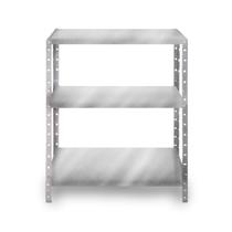 Estante Prateleira Modular de Aço Multiuso Armário Livreiro Com 3 Bandejas 60cm até 30kg por bandejas