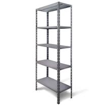 Estante Prateleira Modular de Aço Multiuso Armário Livreiro Com 5 Bandejas até 30kg por bandejas