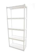 Estante Prateleira Modular Plástica Branca 05 Prateleiras