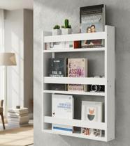 Estante Prateleira Multiuso Porta Revistas, Livros Decoração