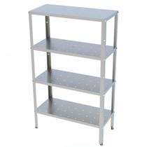 Estante Progás Para Câmera Fria Com 4 Prateleiras 240kg Inox PREST-004INOX