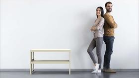 Estante Quadra com 2 Prateleiras Fendi Estante Quadra com 2 Prateleiras Fendi