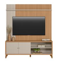 Estante Rack Home Painel Sala Tv 65 Pol. Jequitibá Off White Estante Rack Home Painel Sala Tv 65 Pol. Jequitibá Off White