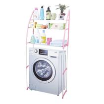 Estante Rack Organizadora Multiuso Com 3 Prateleiras Para Lavanderia Banheiro Cozinha Portatil Rosa Estante Rack Organizadora Multiuso Com 3 Prateleiras Para Lavanderia Banheiro Cozinha Portatil Rosa
