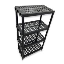 Estante Reforçada 4 Prateleiras Modular Cozinha Lavanderia Livreiro Estante Reforçada 4 Prateleiras Modular Cozinha Lavanderia Livreiro