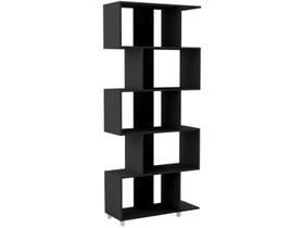 Estante Regular 5 Nichos - Preto Fosco