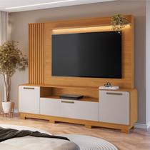 Estante Ripado para TV até 65 Polegadas 190cmx200cmx41cm com LED Apego Candian