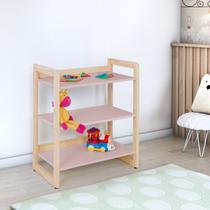 Estante Rustica Pequena para Quarto Infantil Colore 750 Varias Cores