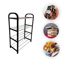 Estante Sapateira Porta Sapatos Organizador 8 Pares Multiuso