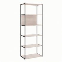 Estante Shelf Carvalho Berlin e Preta 173 cm