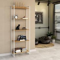 Estante Studio Mel e Branca 60x187 cm