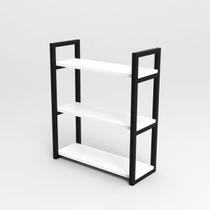 Estante Suspensa 3 Prateleiras Móbrigui Decor MD006 60x50x20 Branca