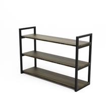 Estante Suspensa 3 Prateleiras Móbrigui Decor MD020 60x100x28 Nogal