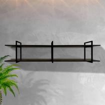 Estante Suspensa Estilo Industrial Escritório, Sala Design Moderno E Elegante Estante Suspensa Estilo Industrial Escritório, Sala Design Moderno E Elegante