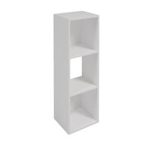 Estante Torre 03 Nichos Branco 90 cm - D'Rossi