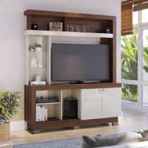 Estante Valença Para Tv até 50 Polegadas Nogueira Real Off White - Colibri
