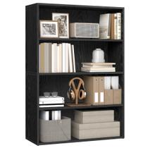 Estante VASAGLE Custos 4 Prateleiras Preto Ébano 61x80x108 cm