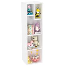 Estante VECELO de 4 camadas 24x30x107 cm Branco Pérola