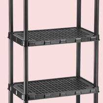 Estante VENEZA Preta AGRAPLAST 5 Prateleiras Cod.1065 Estante VENEZA Preta AGRAPLAST 5 Prateleiras Cod.1065