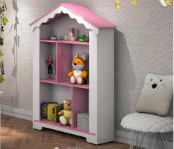 Estante Vitamov Magia Padrão Branco/Rosa Estante Vitamov Magia Padrão Branco/Rosa