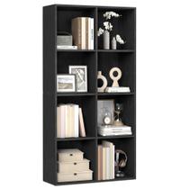 Estantería VASAGLE ULBC424B01 Cubo de Almacenamiento 24x66x130 cm Ébano