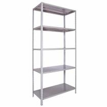 Estantes de aço 40cm- 5 prateleiras/ 30kg por bandeja Estantes de aço 40cm- 5 prateleiras/ 30kg por bandeja