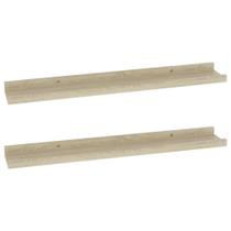Estantes de Pared vidaXL Sonoma Roble MDF 2 unidades Estantes de Pared vidaXL Sonoma Roble MDF 2 unidades