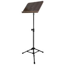 Estantes De Partitura Orquestral Maestro bandeja MDF Marrom