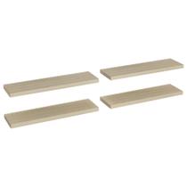 Estantes Flotantes de Pared vidaXL Roble 90x23.5x4 cm 4 piezas Estantes Flotantes de Pared vidaXL Roble 90x23.5x4 cm 4 piezas
