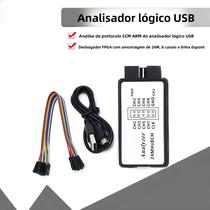 Estardyn USB Analisador Lógico, Depurador para ARM FPGA Logic, 24MHz, 8 canais, 24M/segundos