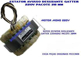 Estator Avulso Motor Mono Deslizante Gatter 60hz-Pc28 127V ou 220V