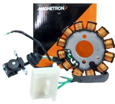 Estator com Bobina de Pulso para Honda Biz 125 2009-2010 Magnetron