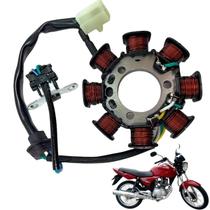 Estator Gerador Cg Titan 150 Ks Es Esd 2004 A 2008 Com Bobina Original Tmac